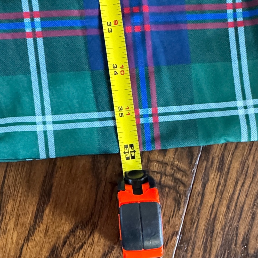 Gretchen Scott Shake Your Tushy Dress Middleton Plaid Green Size M Gorgeous! - Picture 5 of 7